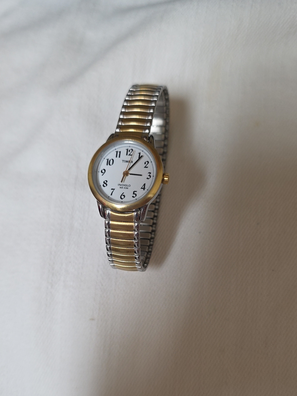 Timex Two-Tone Ladies Expansion Band Watch - Gold & Silver